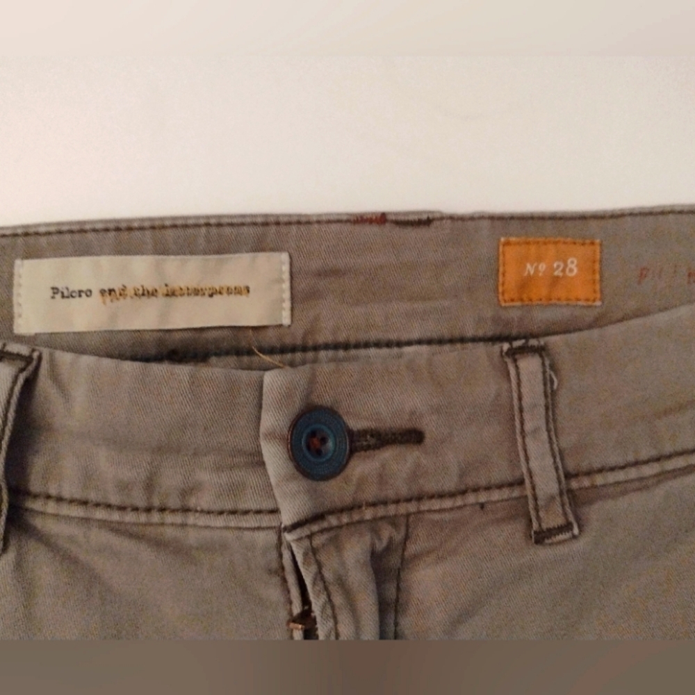 Anthropologie, Pilcro and the Letterpress, Khaki Tan Jean Shorts - Picture 6 of 6